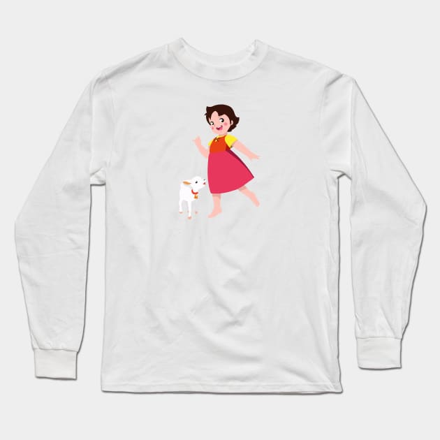 Heidi Long Sleeve T-Shirt by ElviaMontemayor